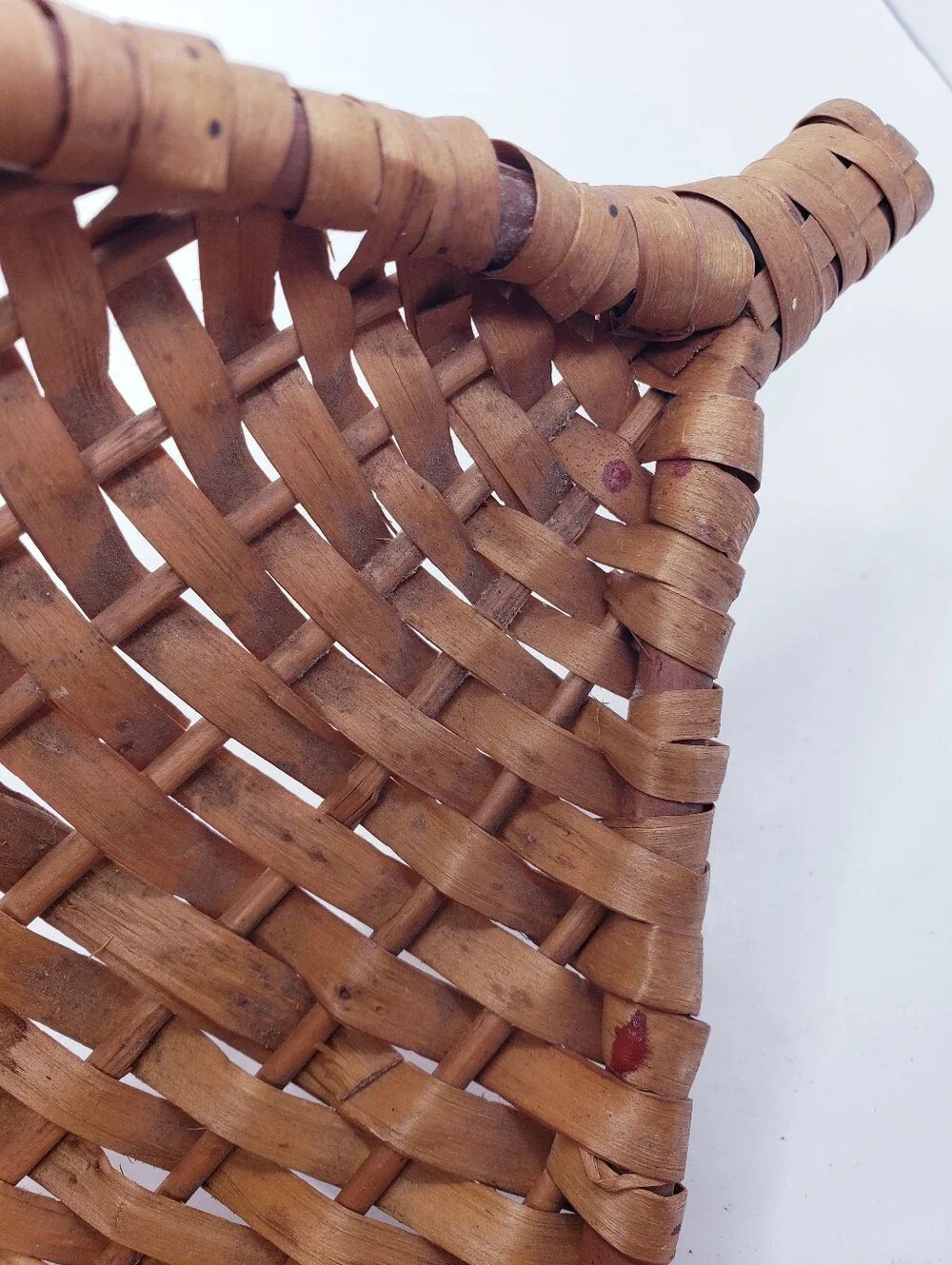 Vintage rattan woven